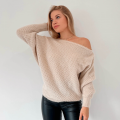 luźny beżowy sweter damski.png